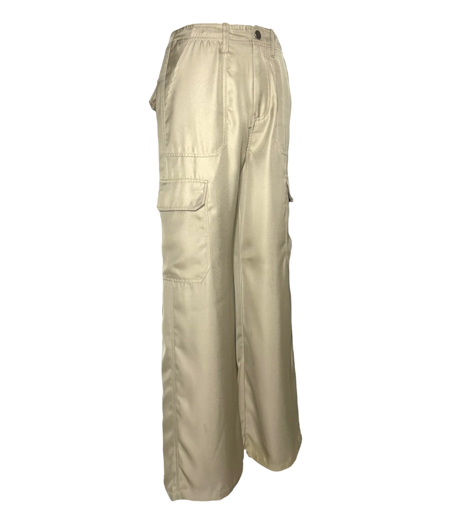 High Waist Utility Pockets Cargo Pants