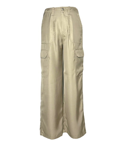 High Waist Utility Pockets Cargo Pants