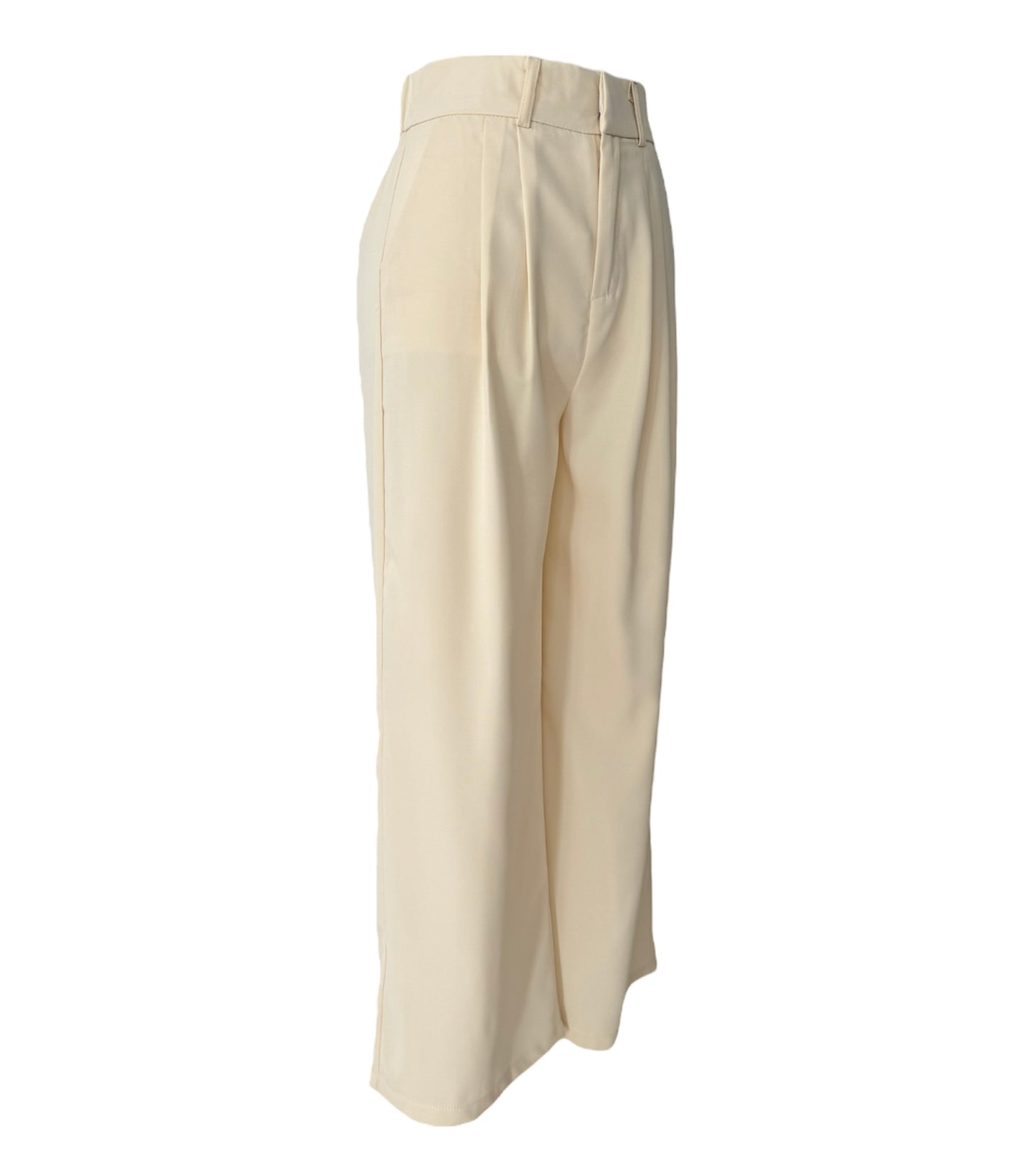 High Waist Wide Leg Trousers