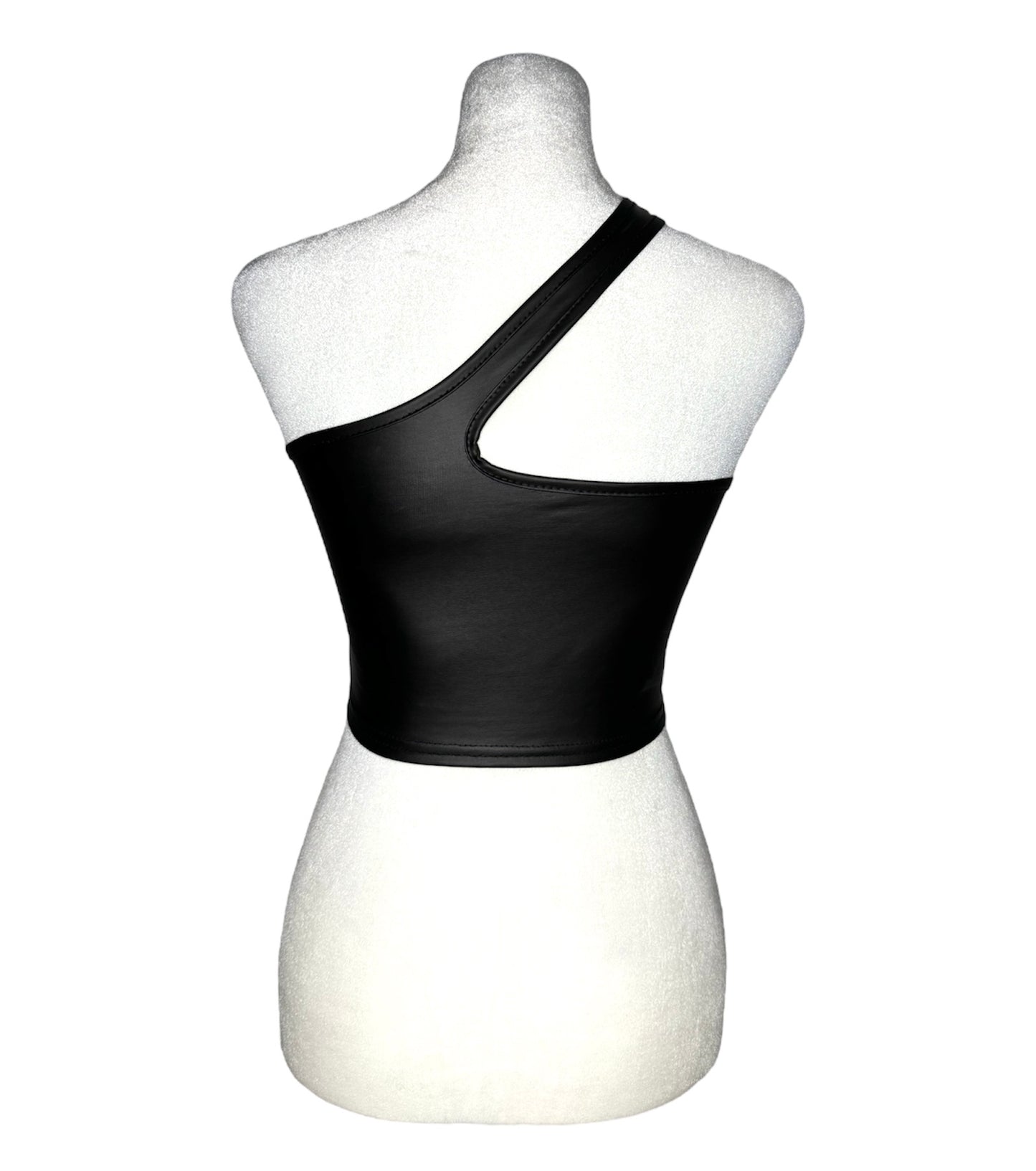 One Shoulder Cutout Corset